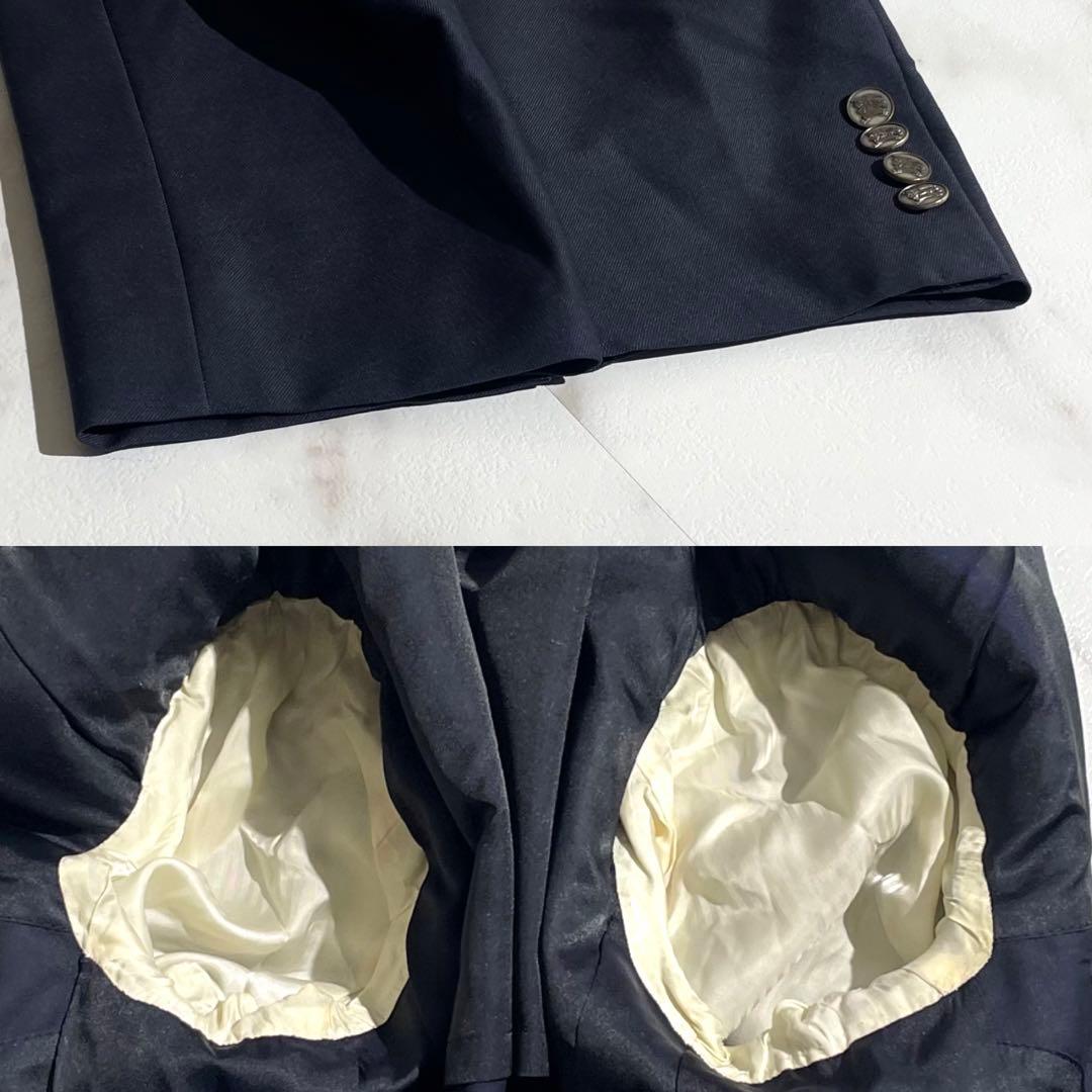 Burberry バーバリーネイビー ダブルブレスト ビジネススーツ