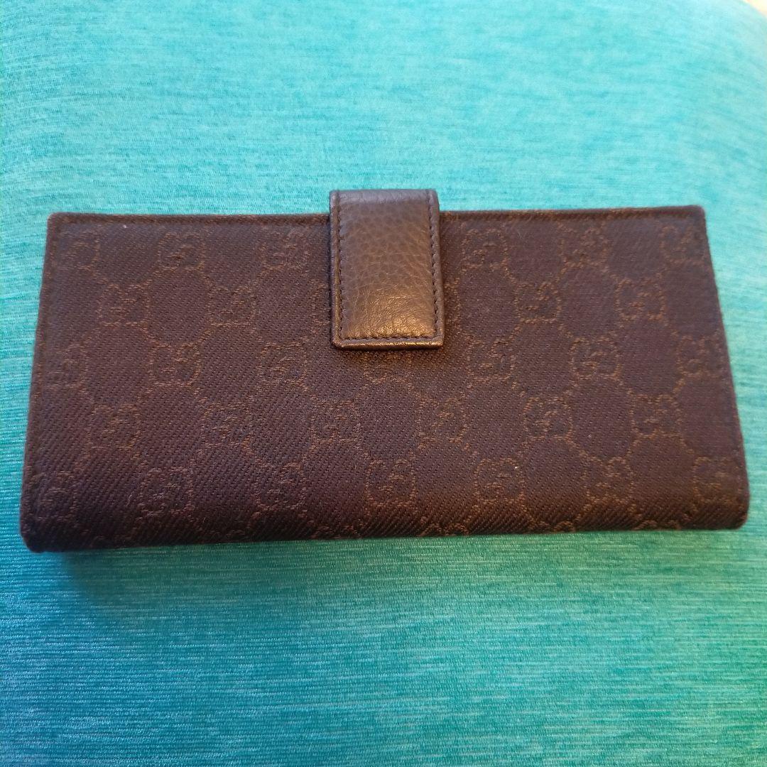 新品未使用　グッチ　長財布　デニム