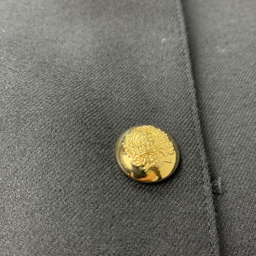 【美品】BEAMS BOY 金ボタン 紺ブレザー ジャケット ウール99% 紺色