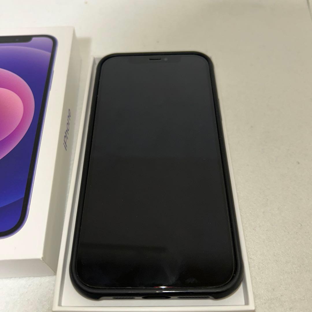 Apple iPhone 12 パープル 64GB ケース フィルム付き