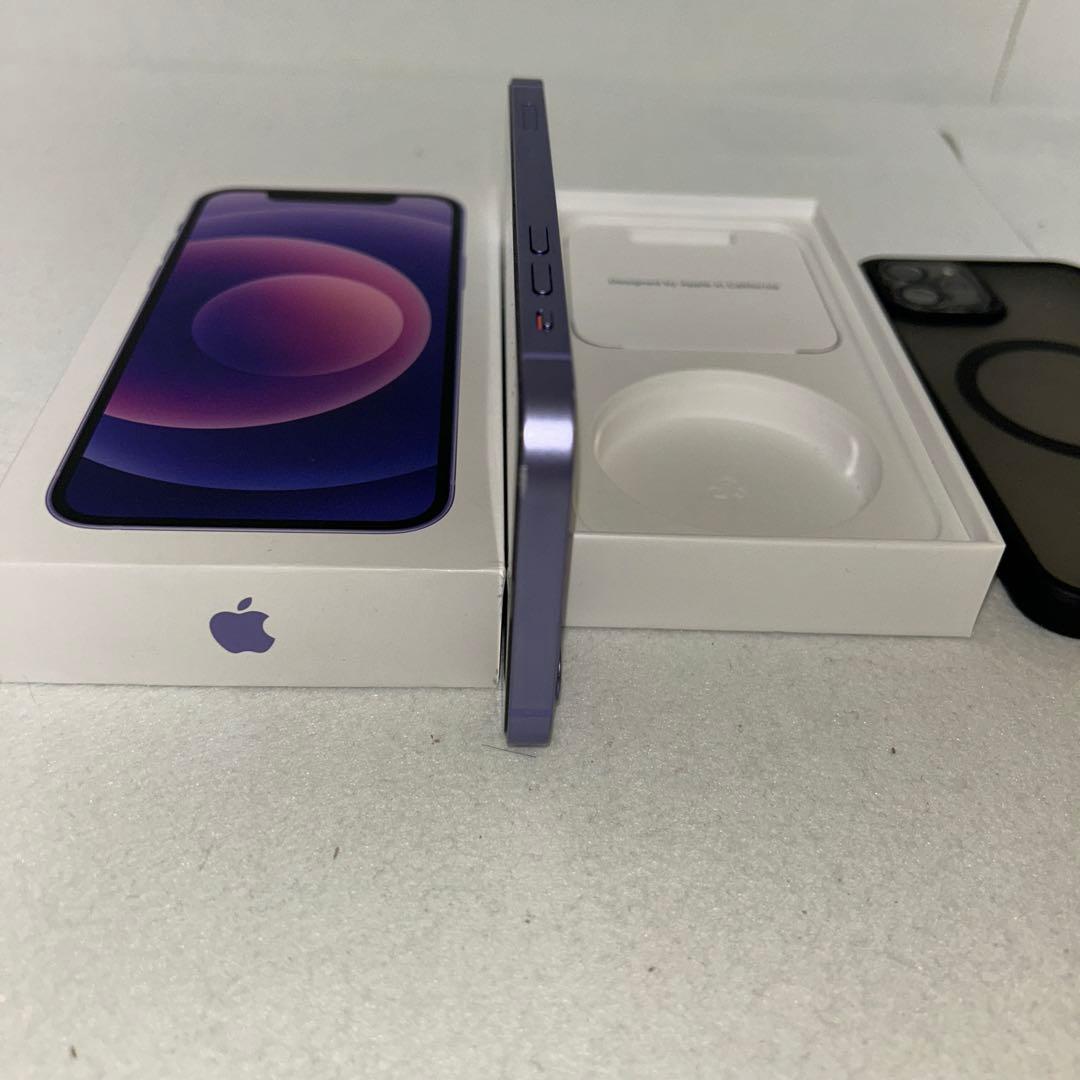 Apple iPhone 12 パープル 64GB ケース フィルム付き