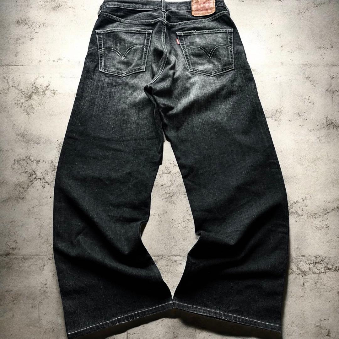 【完売品】リーバイス 569 504 501 ブラック バギーデニム 501XX
