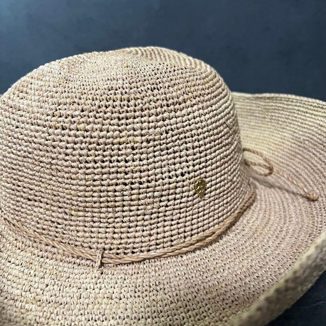【良品】ヘレンカミンスキー PROVENCE10 ハット ラフィア 麦わら帽子