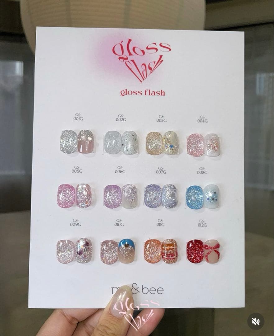 my&bee グロスフラッシュ　12色セット