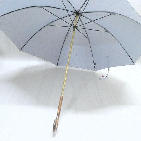 ポロ ラルフローレン ポロベア ジャガード織 長傘 雨傘 ライトグレー