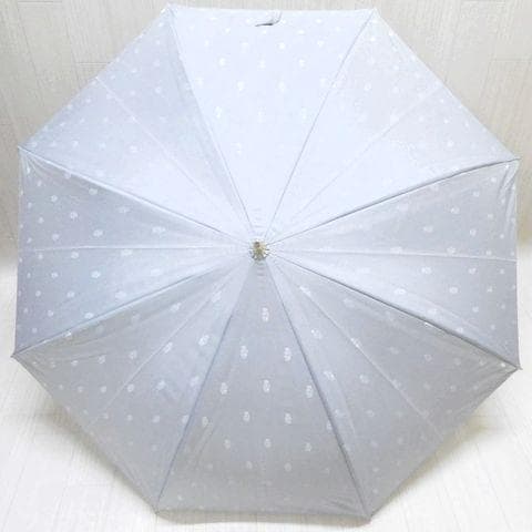 ポロ ラルフローレン ポロベア ジャガード織 長傘 雨傘 ライトグレー