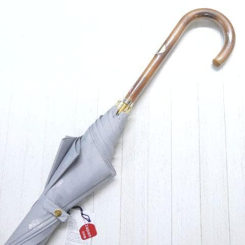 ポロ ラルフローレン ポロベア ジャガード織 長傘 雨傘 ライトグレー