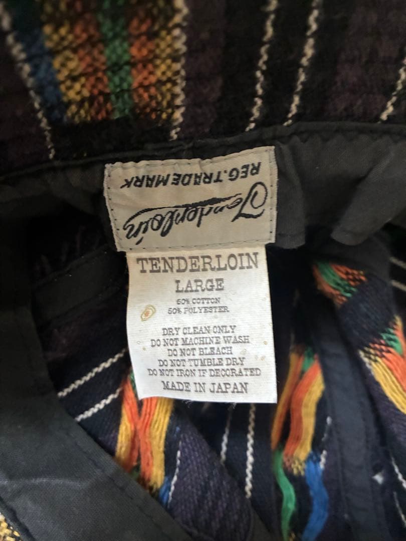 Tenderloin バケットハット L グレーネイビー　グアテマラ