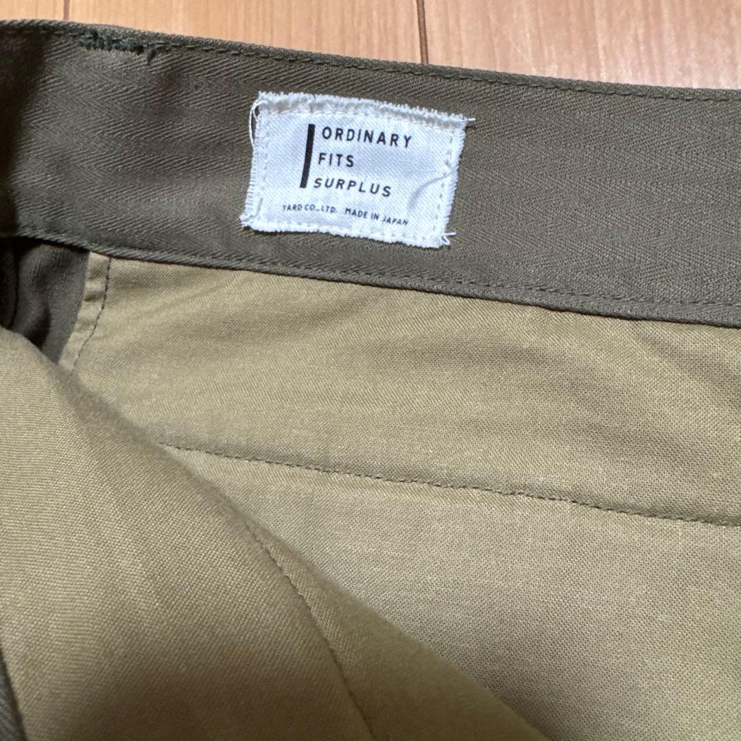 【新品】ORDINARY FITS SURPLUS M-47 カーゴパンツ22