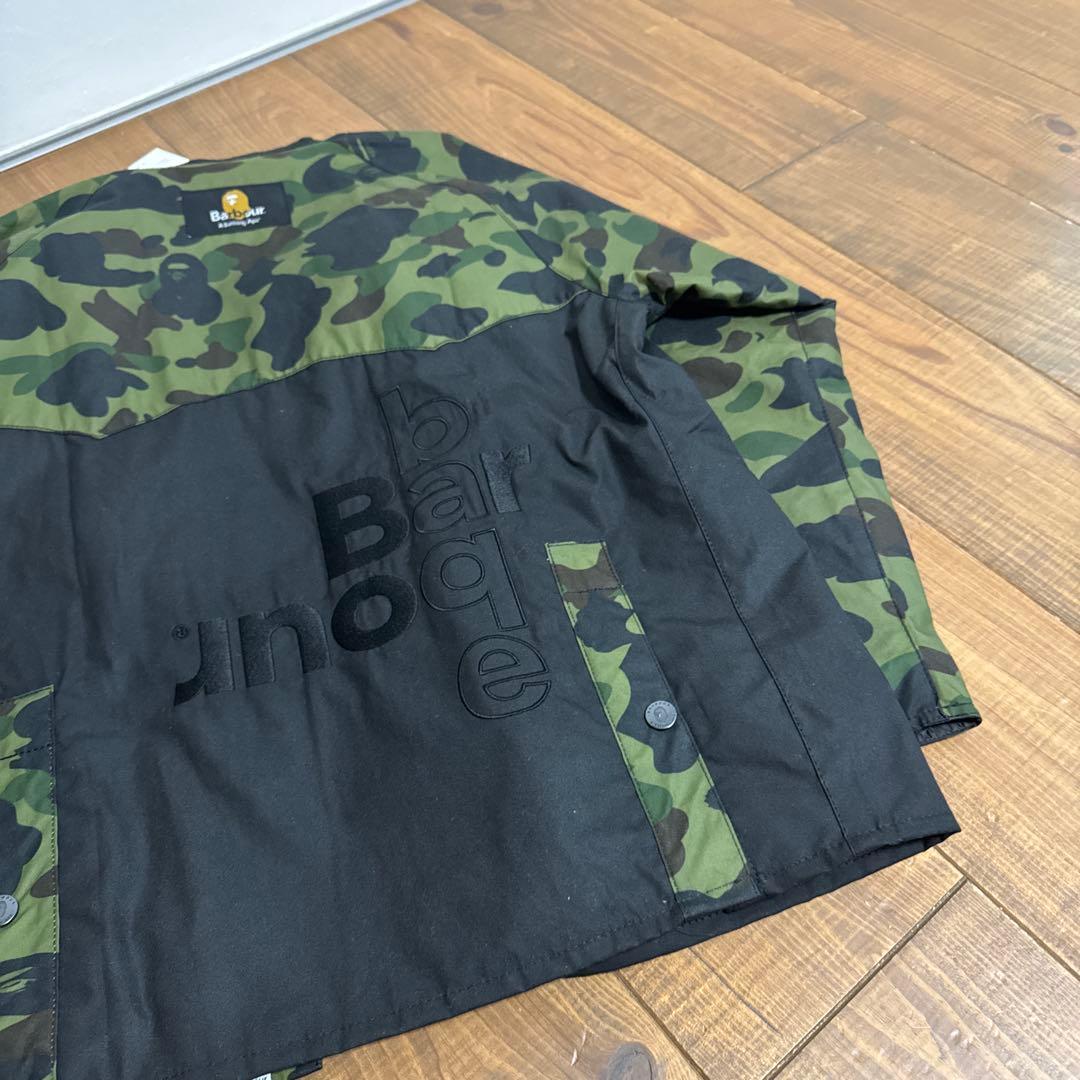 ape barbour ブルゾン　迷彩　Lサイズ　エイプ バブアー　ブルゾン