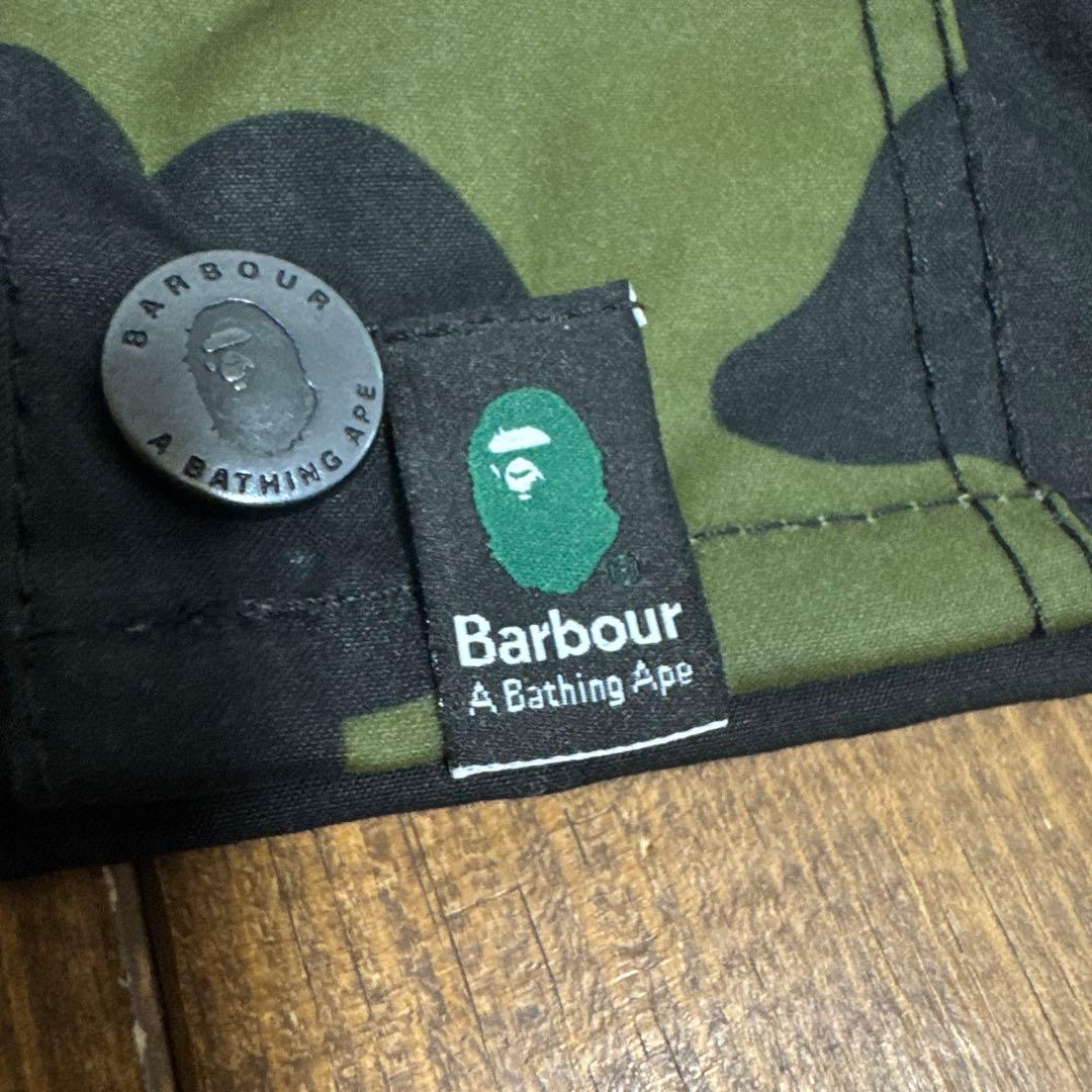 ape barbour ブルゾン　迷彩　Lサイズ　エイプ バブアー　ブルゾン