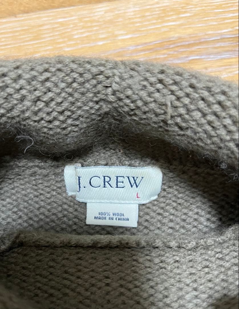 90s J.Crew ジェイクルー ロールネックウールニット セーター L