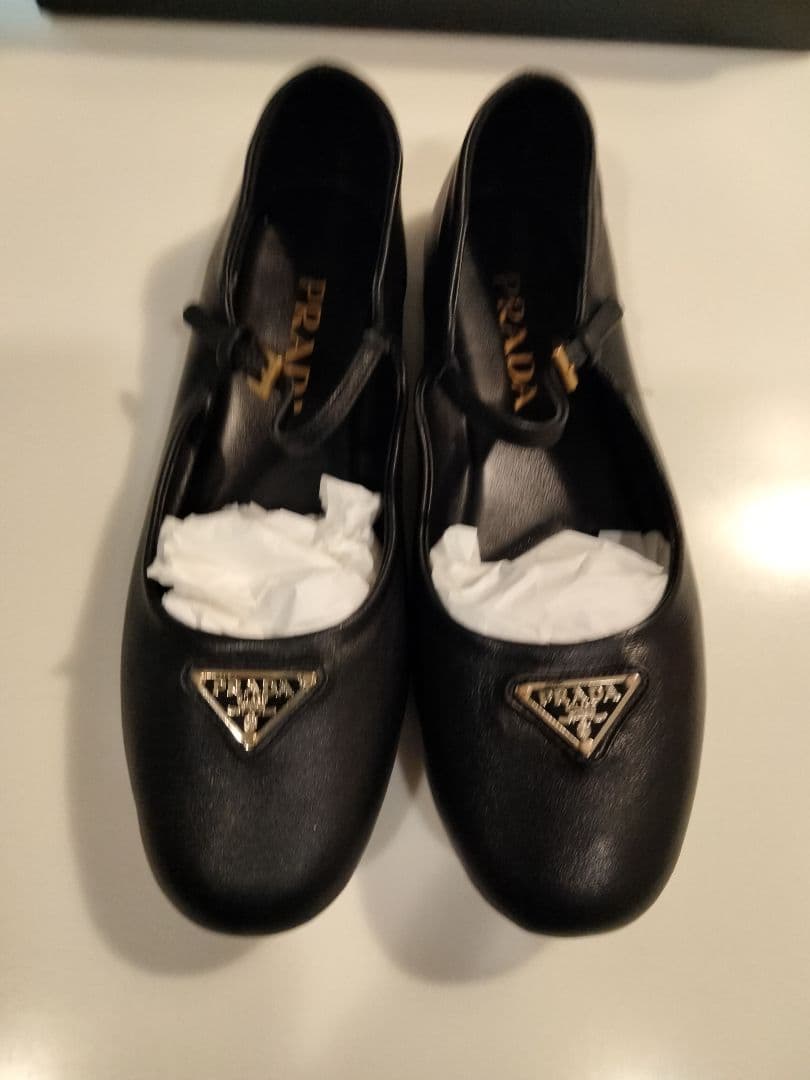 【新品】PRADA 2024コレクション フラットシューズ