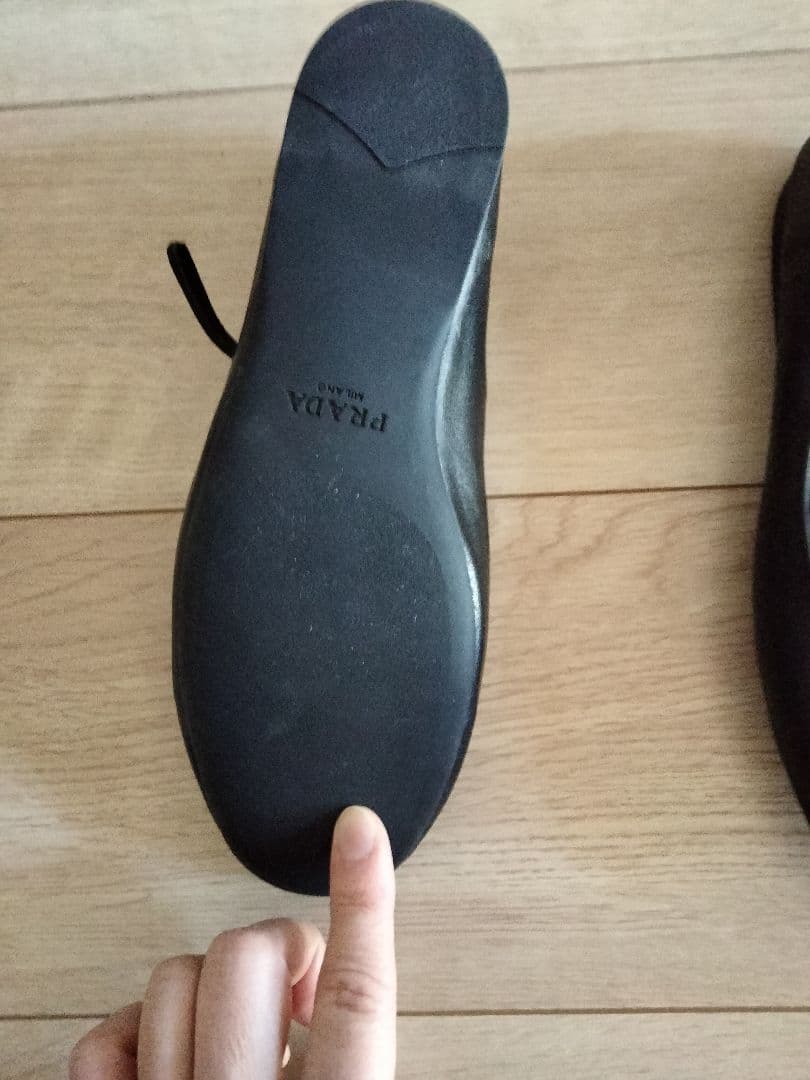【新品】PRADA 2024コレクション フラットシューズ