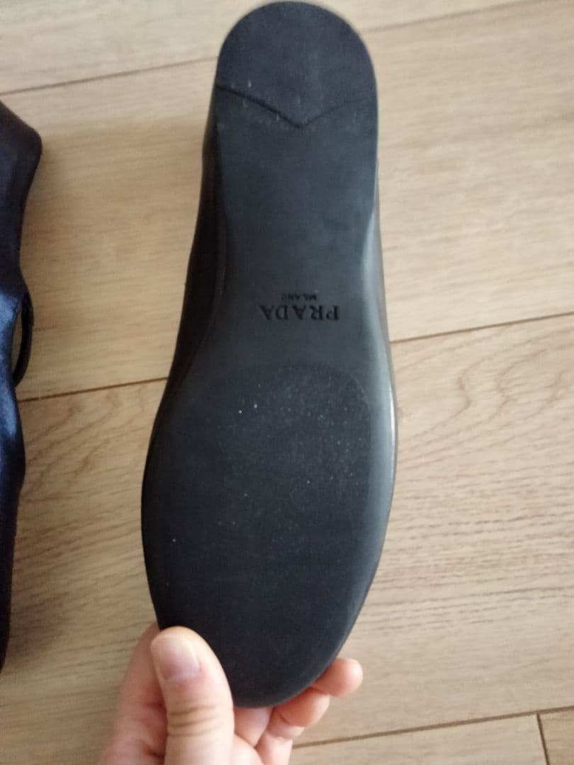 【新品】PRADA 2024コレクション フラットシューズ