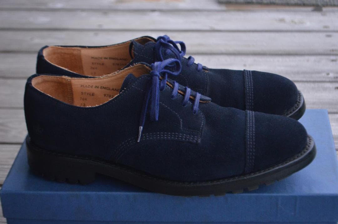 SANDERS　ミリタリーダービー　7.5　ネイビー