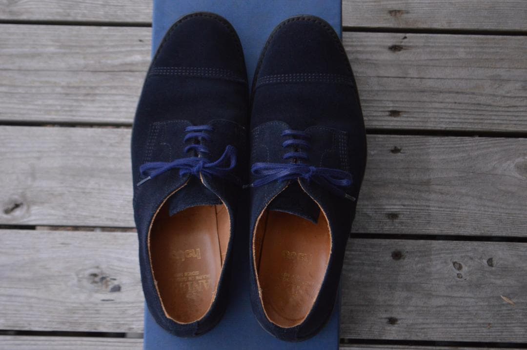 SANDERS　ミリタリーダービー　7.5　ネイビー