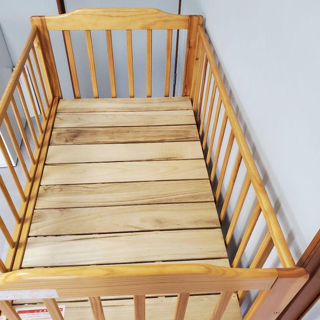 4/30値下げ☆除菌清掃☆カトージ KATOJI　ハイシート ベビーベッド