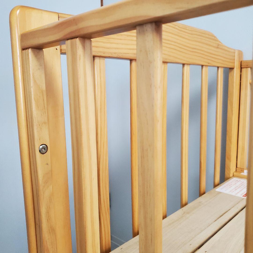 4/30値下げ☆除菌清掃☆カトージ KATOJI　ハイシート ベビーベッド