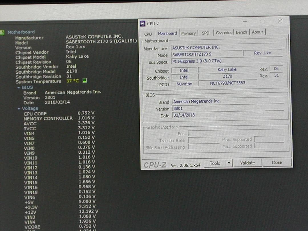 ASUS　SABERTOOTH Z170S　LGA1151