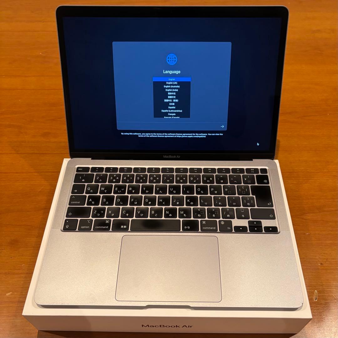 【値引き中】MacBook Air M1 メモリ8GB ストレージ256GB