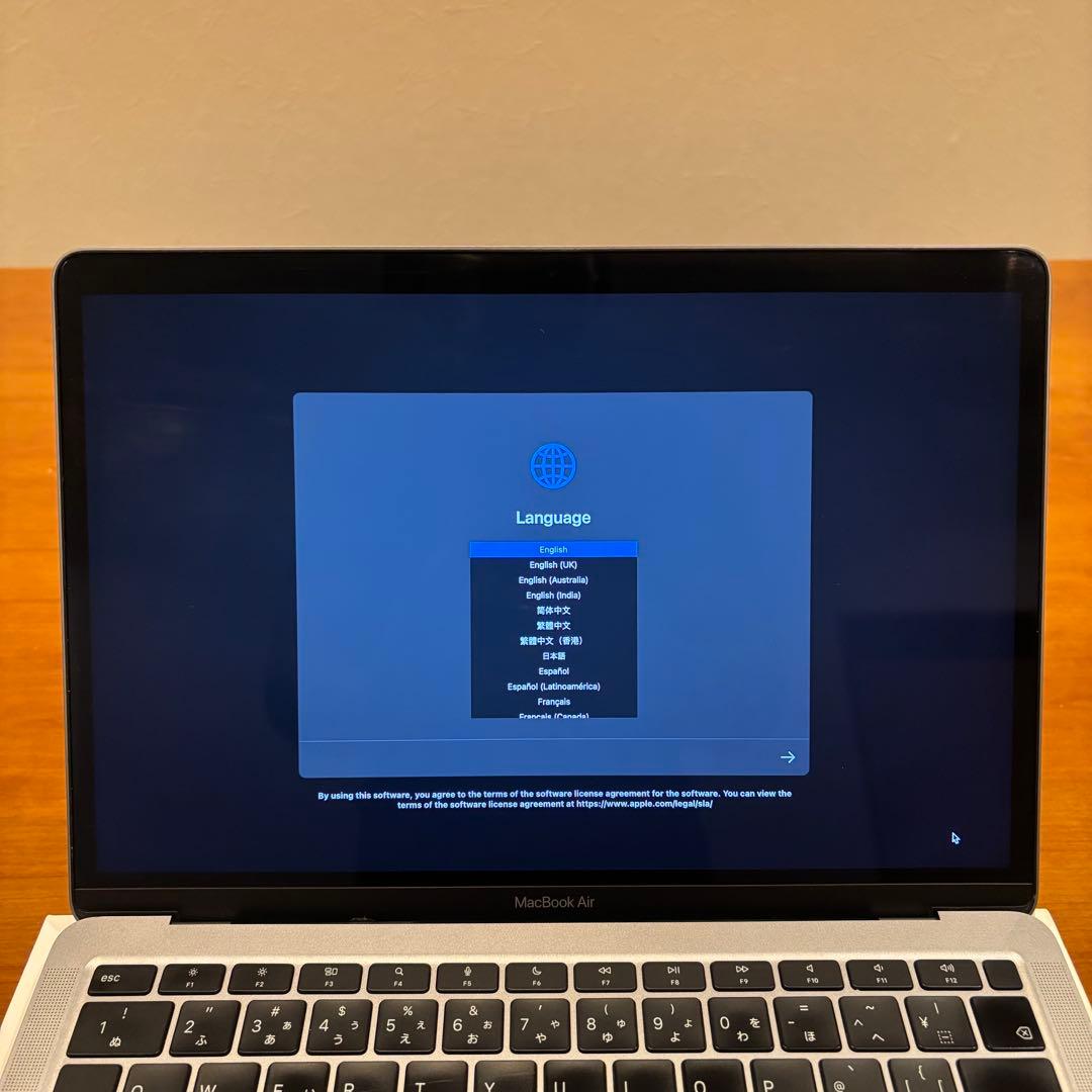 【値引き中】MacBook Air M1 メモリ8GB ストレージ256GB