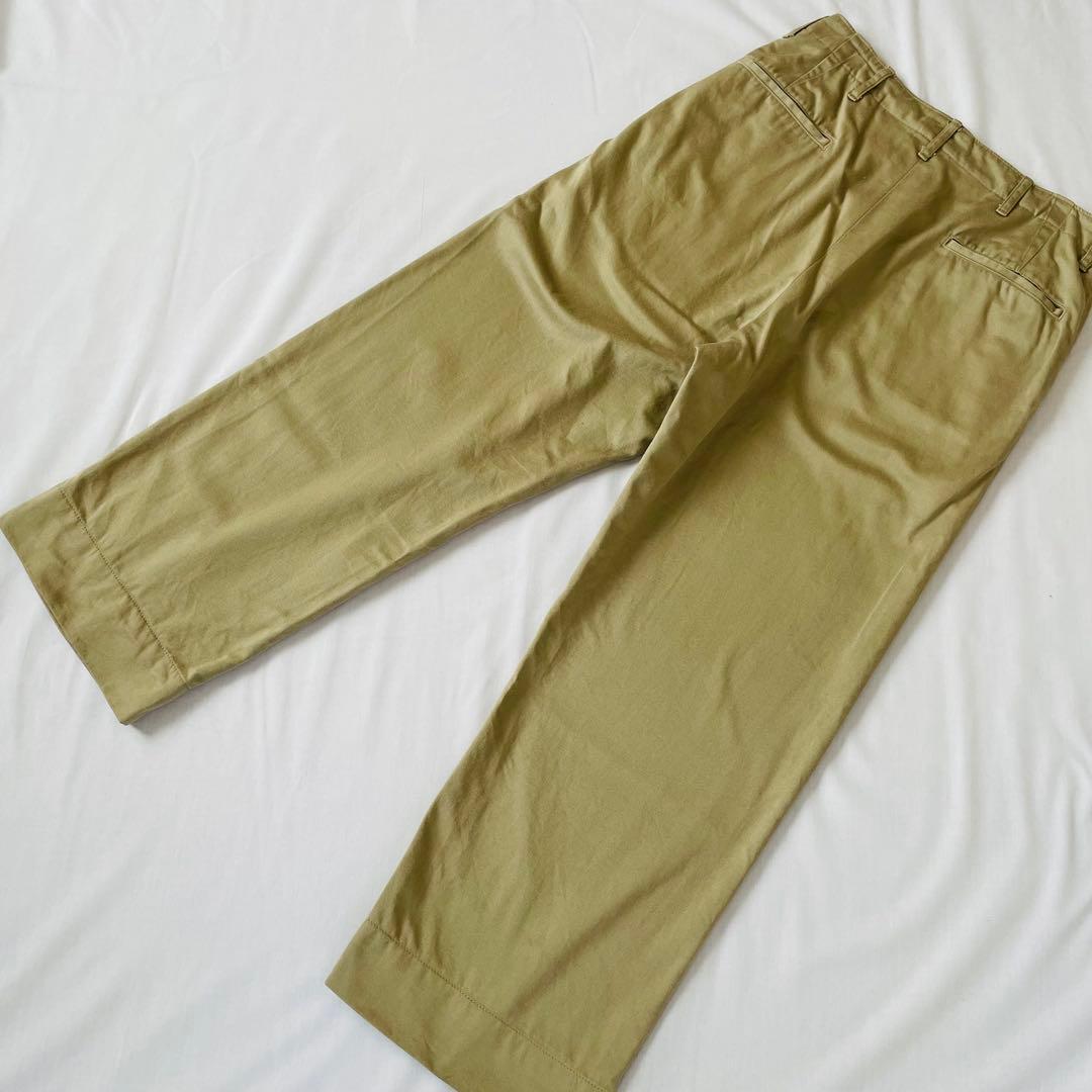 パンツ COMOLI KHAKI CHINO PANTS 24SS Z01-03014