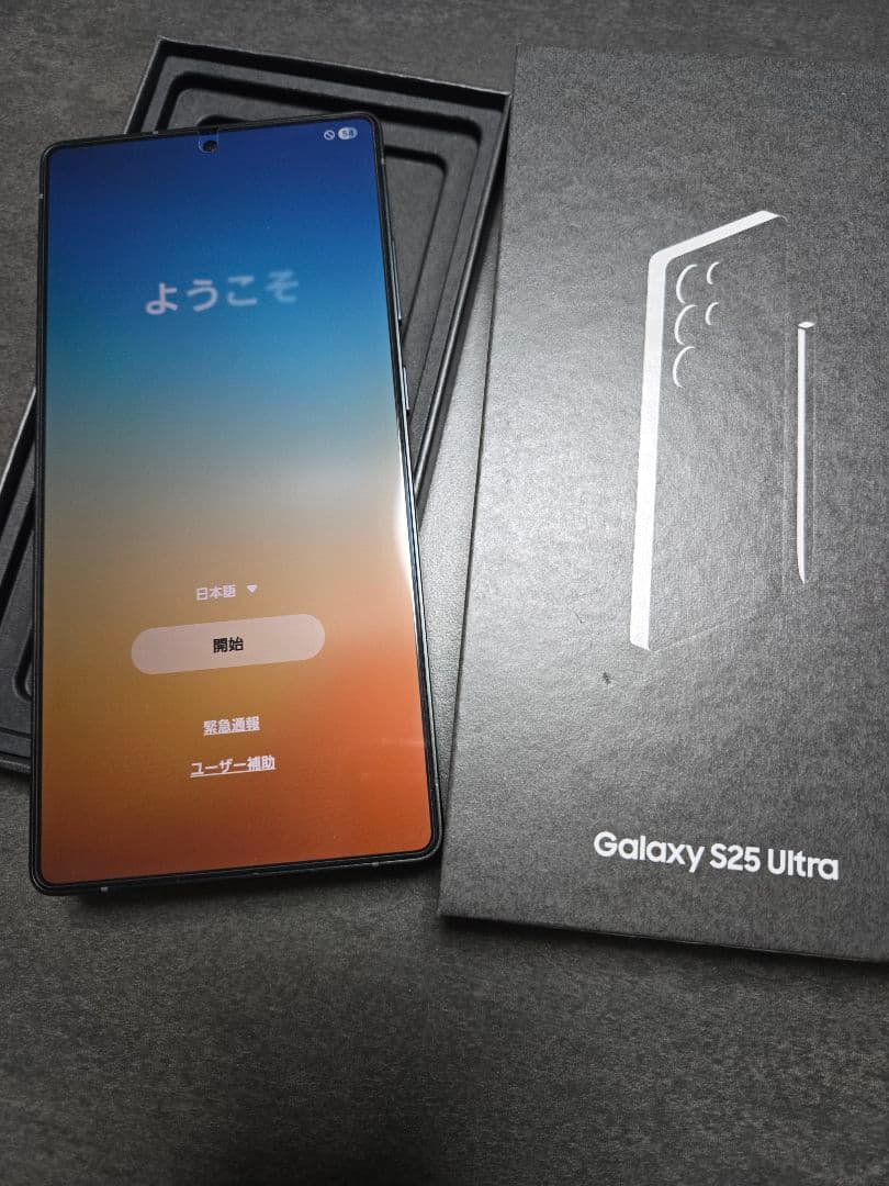 スマートフォン本体 GALAXY S25 Ultra 256GB titanium jetblack