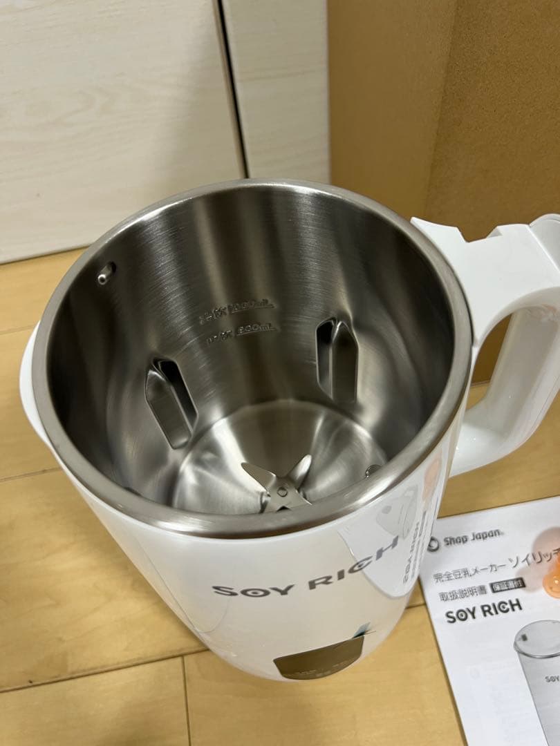 【未使用】全豆乳メーカー ソイリッチ SOY RICH