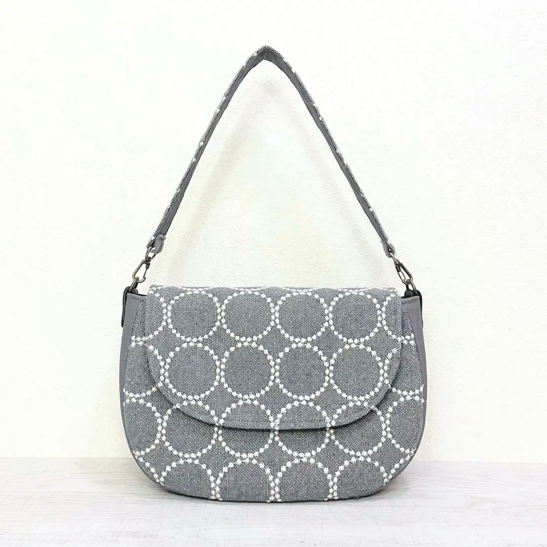 ミナペルホネン　ハンドメイド　ショルダーバッグ　トートバッグ