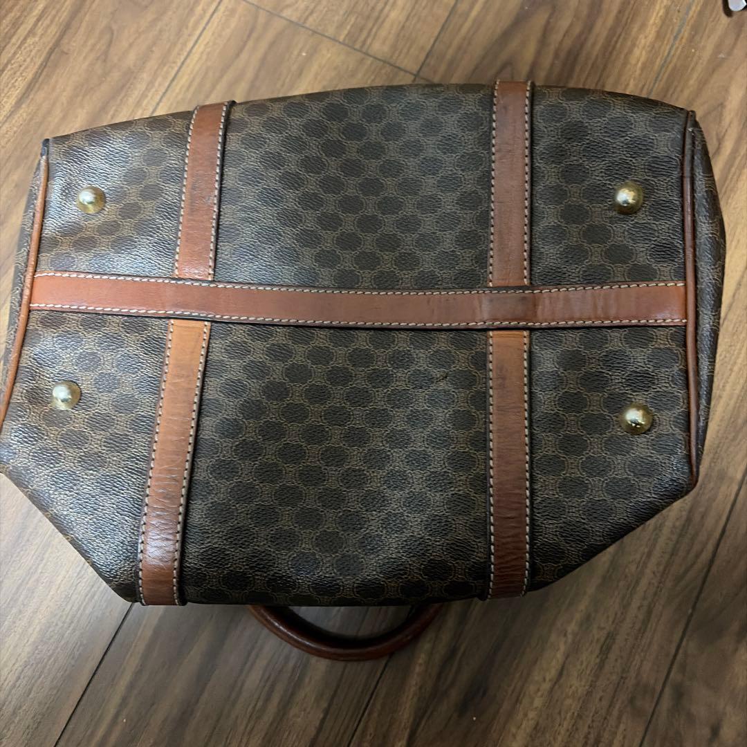 old celine マカダム柄　ハンドバッグ