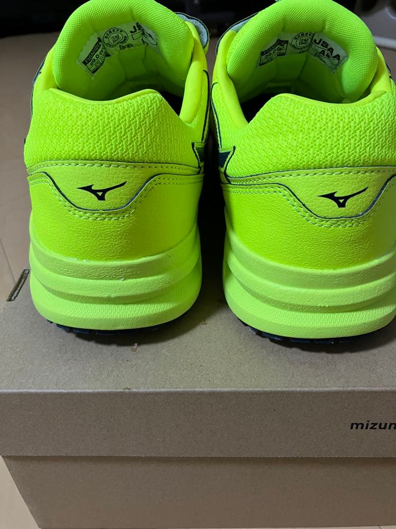 Mizuno 蛍光イエロー 安全靴 オールマイティLSII22 29cm