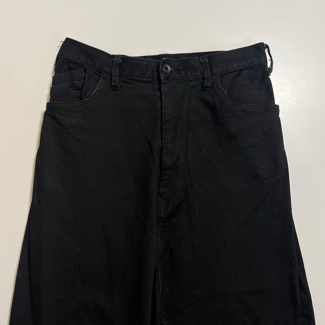 20-21FW JULIUS ユリウス サルエルデニムパンツ ブラック 1サイズ