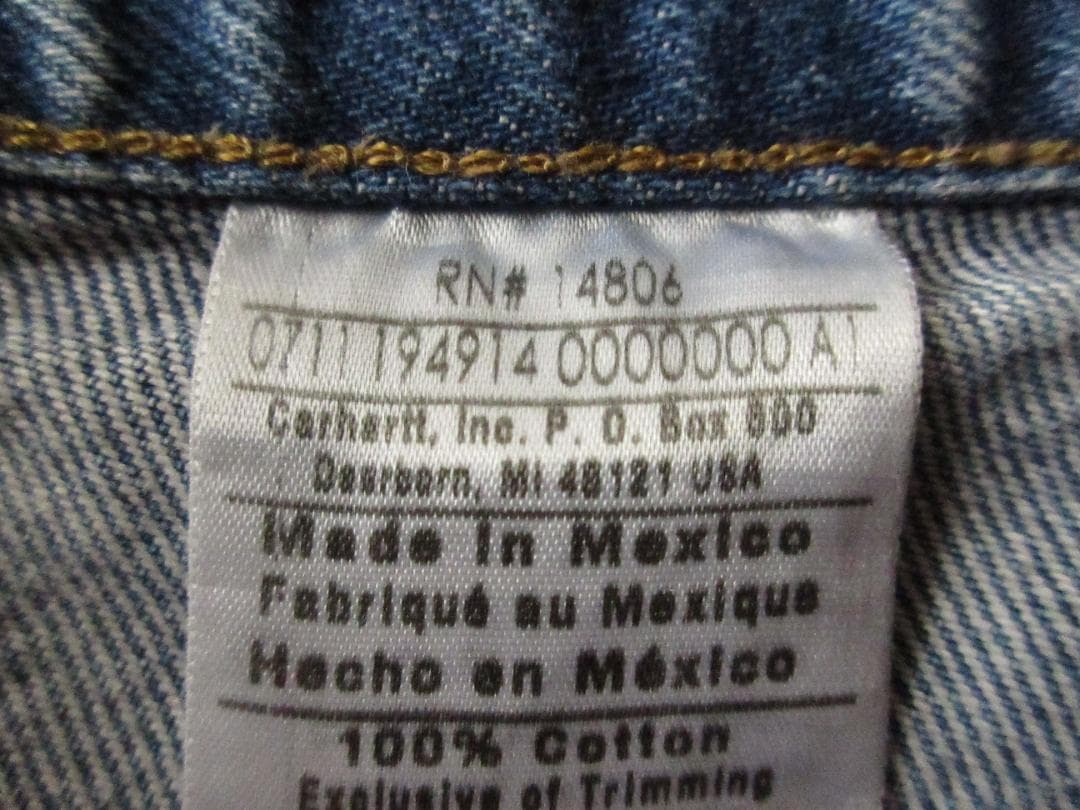 ★カーハートCarhartt【メキシコ製】デニムペインターパンツ32×32