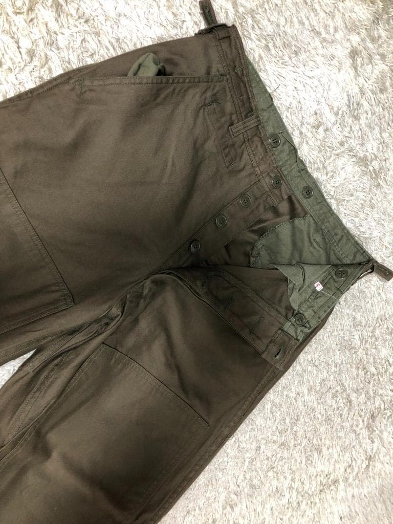 70s ヴィンテージ◆オランダ軍 実物 ダブルニー パンツ ユーロミリタリー