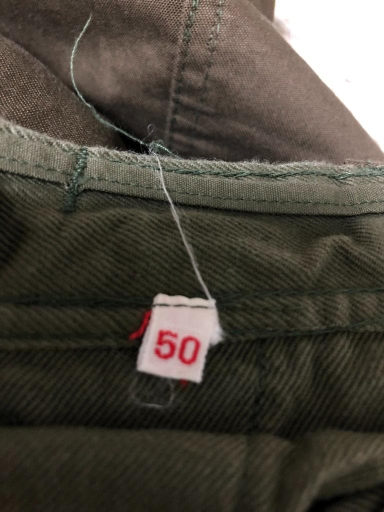 70s ヴィンテージ◆オランダ軍 実物 ダブルニー パンツ ユーロミリタリー
