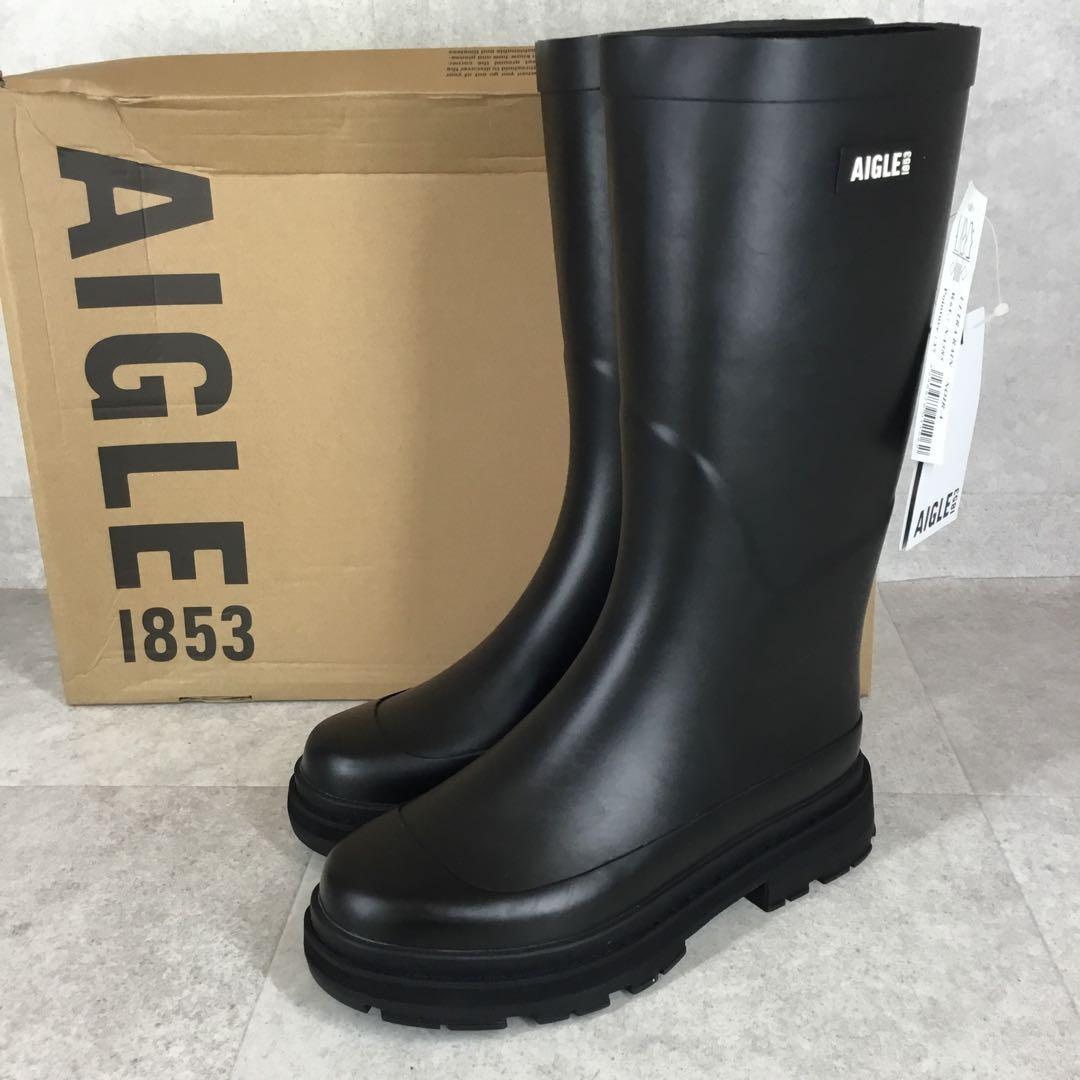 新品未使用 AIGLE ウルトラレイン ラバーブーツ 37（箱潰れ特価）