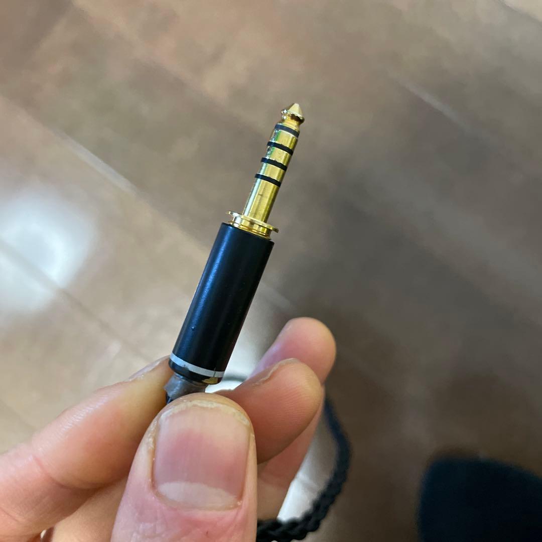 NOBUNAGA Labs 黒龍　ヘッドホンケーブル 3.5mm 4.4mm