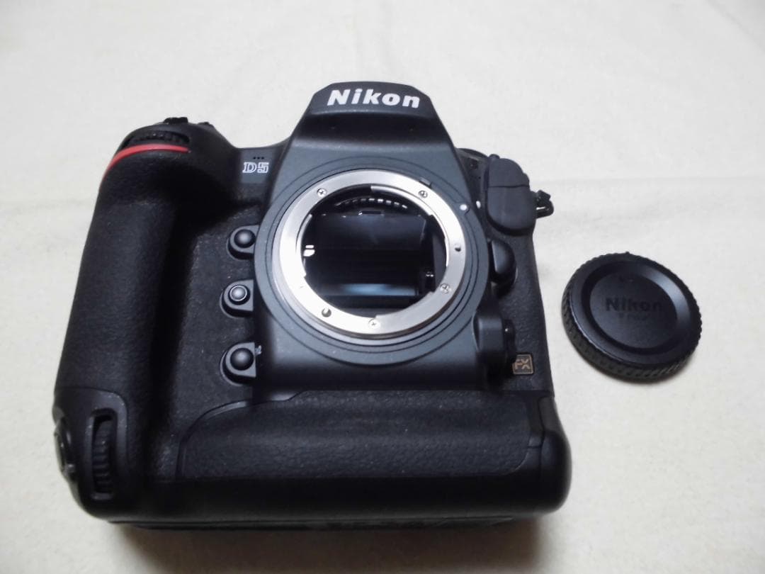 超美品 ショット数激少97 NIKON D5 XQDタイプ 元箱取説他