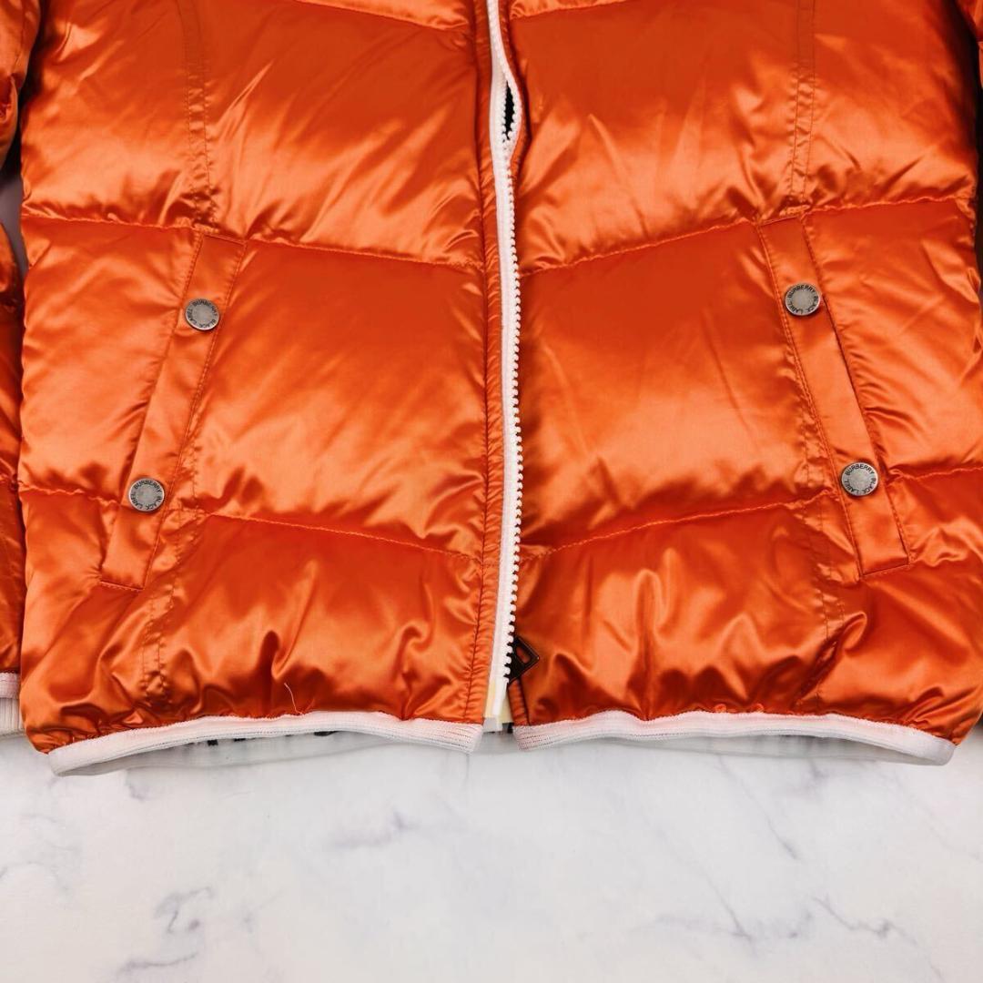 バーバリーブラックレーベル ダウン ライダース ノバチェック ホースロゴ 刺繍