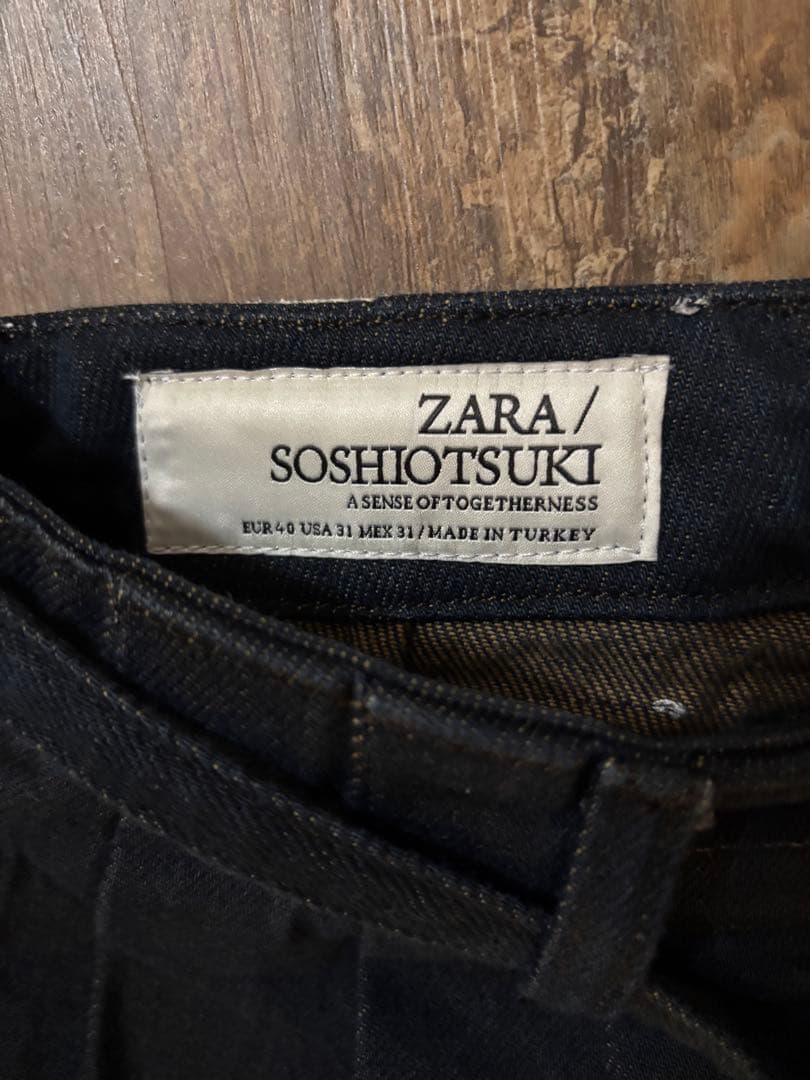 SOSHI OTSUKI ZARA JEANS ワイドレッグプリーツ EU40
