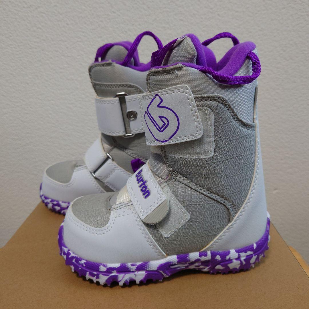 Burton Mini-Grom YTH 10C ホワイト/パープル　16.5