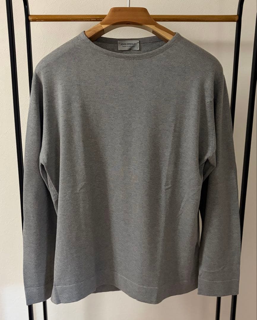 トップス JOHN SMEDLEY COTTON KNIT