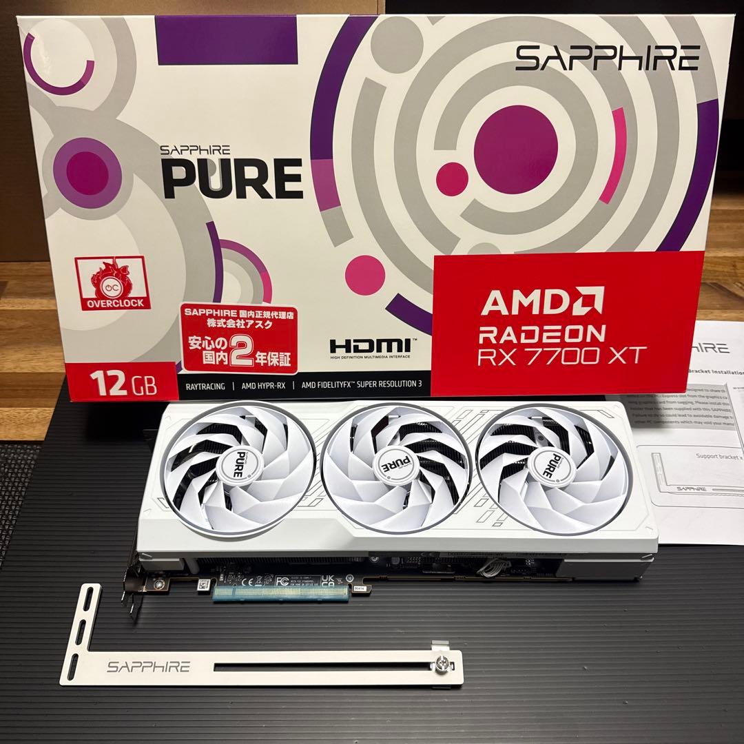 グラフィックボード・グラボ・ビデオカード Sapphire Radeon RX 7700 XT 12GB