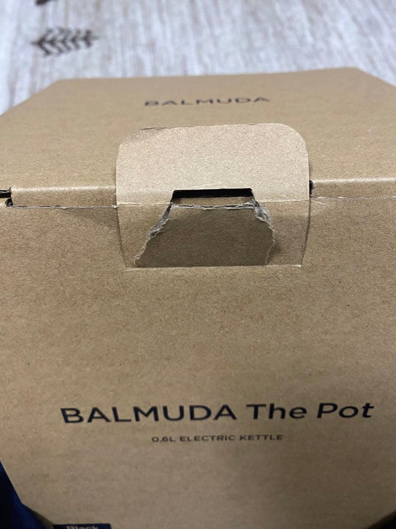 BALMUDA 電気ケトル　KPTO1 JP 0.6L ホワイト★新品未使用‼️