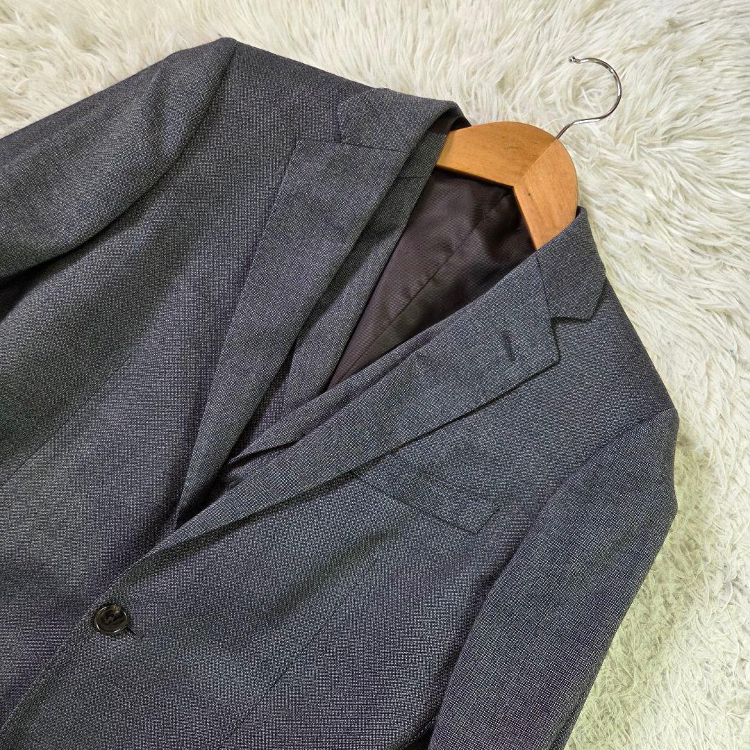 美品 エムエフエディトリアル 3ピース スーツ シャイニーウール サイズS