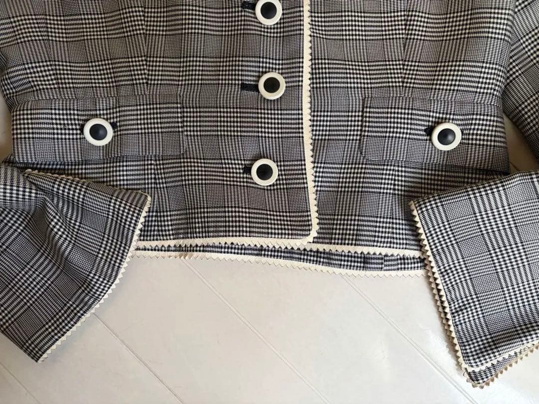 ヴィンテージ⭐︎Dior テーラードジャケット チェック柄⭐︎Mサイズ