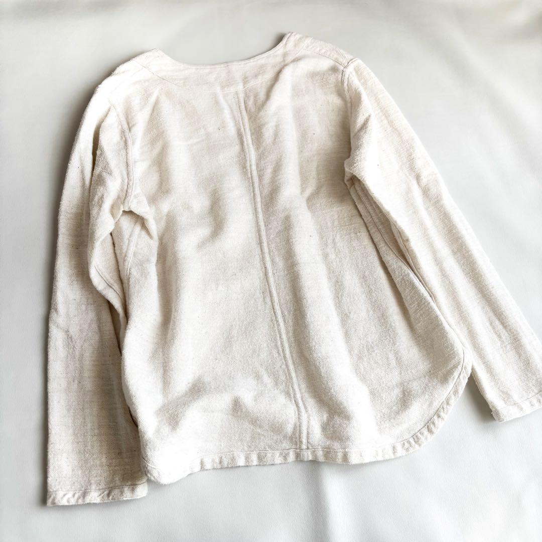 ussato うさと　うさとの服　手織り　ハンドメイド　プルオーバー　手紡ぎ