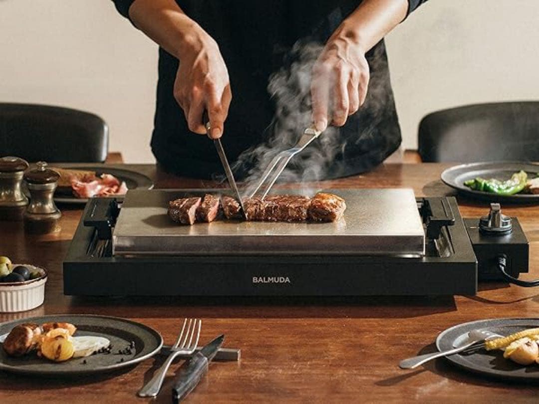 新品BALMUDA The Plate Pro K10A-BK黒色ホットプレート