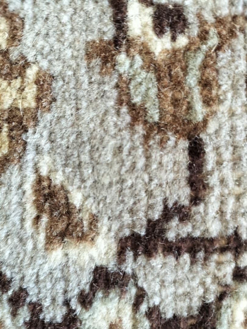 ダークベージュとグレーのトルコラグ雅姫さん　No.749